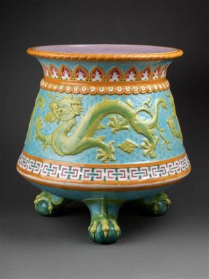 Le Vase aux Dragons Volants et Détail Intricé: Un Témoignage de la Maîtrise d'Ali Ibn-Sulaiman!